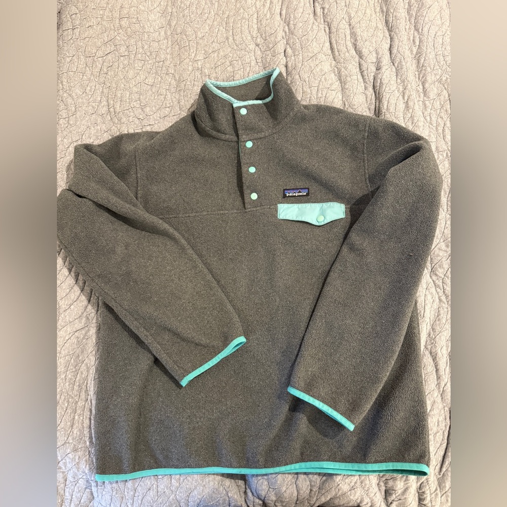 Patagonia Synchilla Mint and Grey